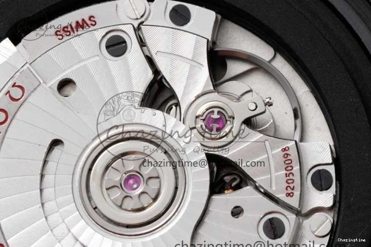0521 Stretchable Seamaster Diver 300M ORF 1:1 Best Edition Black Ceramic Black Dial on Black Rubber Strap A 7794